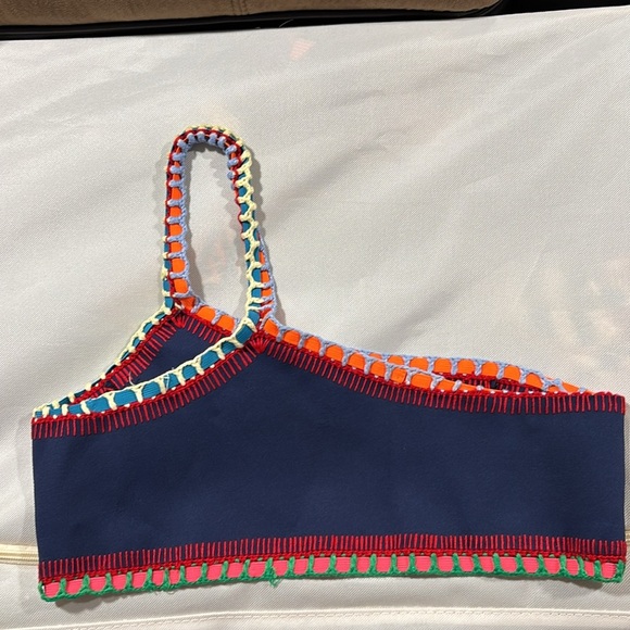 KIINI TASMIN - ONE SHOULDER TOP NAVY SIZE Large NWOT - Picture 6 of 8